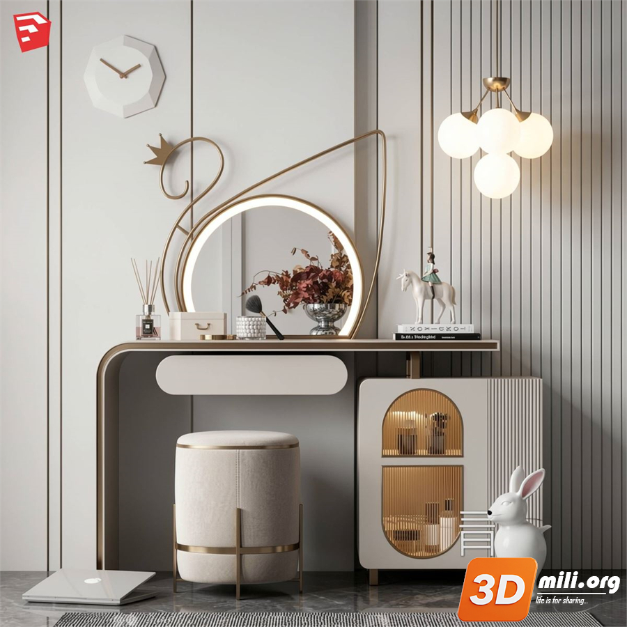 Dressing Table Skp Files 